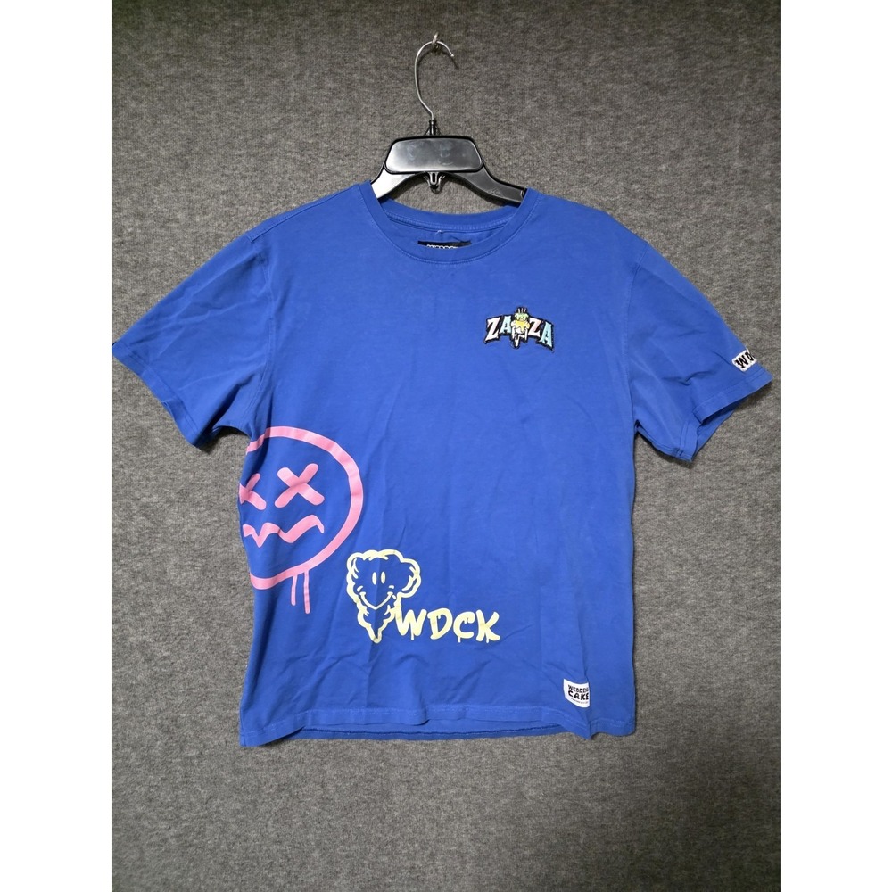 Wedding Cake Zaza Mens Large Shirt 4:20 Thug Life Wake Bake And Cake Blue